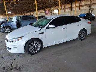 2018 Kia Optima EX with VIN 5XXGU4L34JG270588, listed as a Copart auction lot 46509305 with 53,233 mi miles and Salvage Title. Bid and sale history available at carsss.com. Image 1.