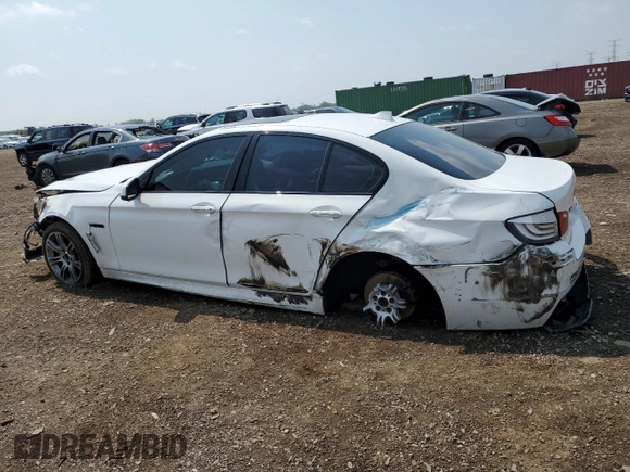 2013 BMW 5 Series 528i xDrive with VIN WBAXH5C59DD114652, listed as a Copart auction lot 59970575 with Not provided miles and Salvage title. Bid and sale history available at DreamBid. Image 2.