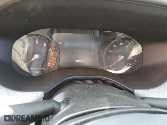 2024 Jeep Compass Latitude with VIN 3C4NJDBN2RT605382, listed as a Copart auction lot 64115305 with 35,562 mi miles and Salvage title. Bid and sale history available at DreamBid. Image 9.