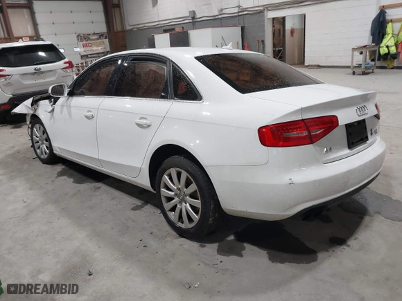 2013 Audi A4 Premium with VIN WAUBFAFL8DN036913, listed as a IAAI auction lot 41859868 with 80,112 mi miles. Bid and sale history available at carsss.com. Image 3.
