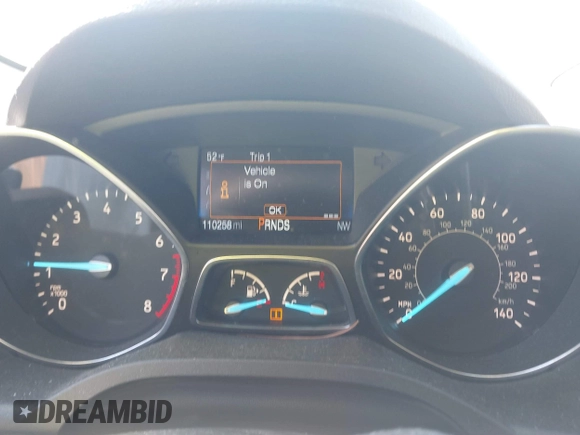 2018 Ford Escape S with VIN 1FMCU0F78JUC94095, listed as a IAAI auction lot 41779377 with 110,258 mi miles and . Bid and sale history available at carsss.com. Image 7.