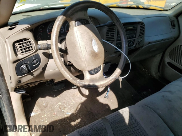 2003 Ford F-150 XL with VIN 1FTRF17W83NA56572, listed as a Copart auction lot 48147725 with Not Provided miles and Salvage Title. Bid and sale history available at DreamBid. Image 8.