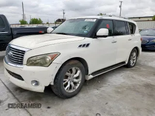 2012 Infiniti QX56 7-passenger z VIN JN8AZ2NFXC9519113, wystawiony jako Copart lot #60526785 z przebiegiem 138 324 mil mil oraz Czysty tytuł • Clean title. Historia ofert i sprzedaży dostępna na DreamBid. Obrazek 1.