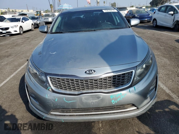 2014 Kia Optima Hybrid EX with VIN KNAGN4AD8E5067462, listed as a Copart auction lot 75878414 with 0 mi miles and Salvage Title. Bid and sale history available at carsss.com. Image 5.