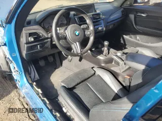 2016 BMW M2 with VIN WBS1H9C52GV351930, listed as a Copart auction lot 86610764 with 55,473 mi miles and Salvage Title. Bid and sale history available at carsss.com. Image 8.