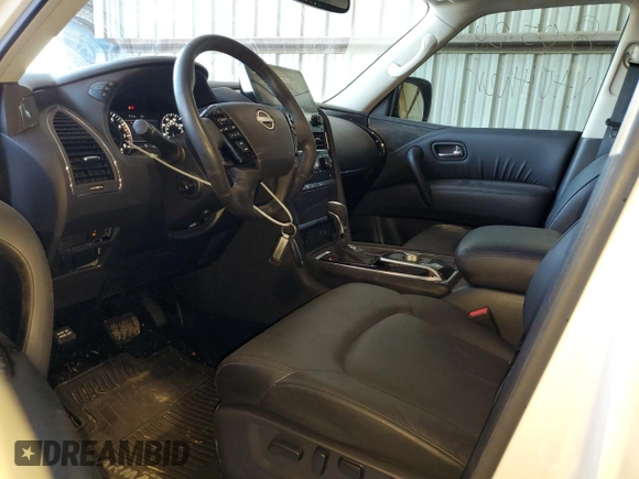2023 Nissan Armada SV with VIN JN8AY2AC3P9180098, listed as a Copart auction lot 71536714 with 14,230 mi miles and Salvage Title. Bid and sale history available at carsss.com. Image 7.