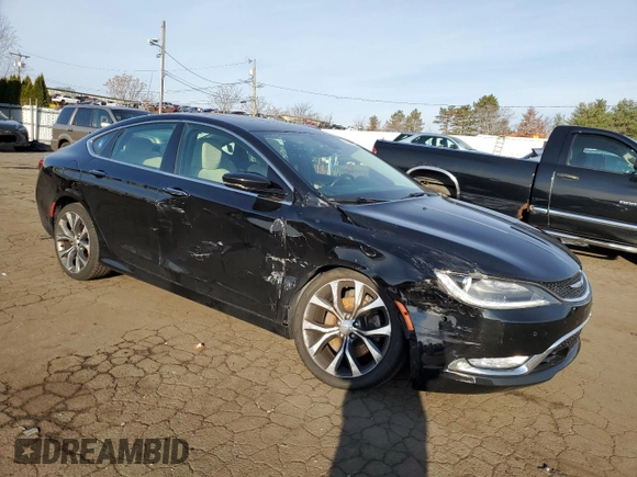 2016 Chrysler 200 C with VIN 1C3CCCEG2GN114644, listed as a Copart auction lot 83539854 with 90,102 mi miles and Salvage Title. Bid and sale history available at carsss.com. Image 4.