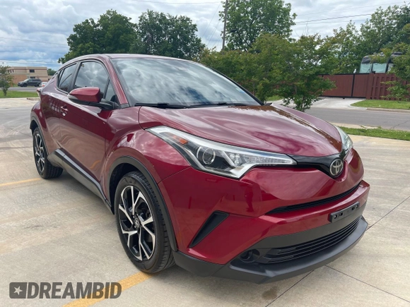 2018 Toyota C-HR XLE with VIN NMTKHMBX7JR054668, listed as a Copart auction lot 56588445 with 73,949 mi miles and Clean Title. Bid and sale history available at DreamBid. Image 1.