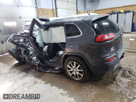 2014 Jeep Cherokee Limited z VIN 1C4PJMDS8EW190357, wystawiony jako Copart lot #49800565 z przebiegiem Nie podano mil oraz Czysty tytuł • Clean title. Historia ofert i sprzedaży dostępna na DreamBid. Obrazek 2.