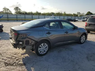 2025 Nissan Sentra S with VIN 3N1AB8BV0SY231370, listed as a Copart auction lot 55806415 with 3,110 mi miles and Salvage Title. Bid and sale history available at DreamBid. Image 3.