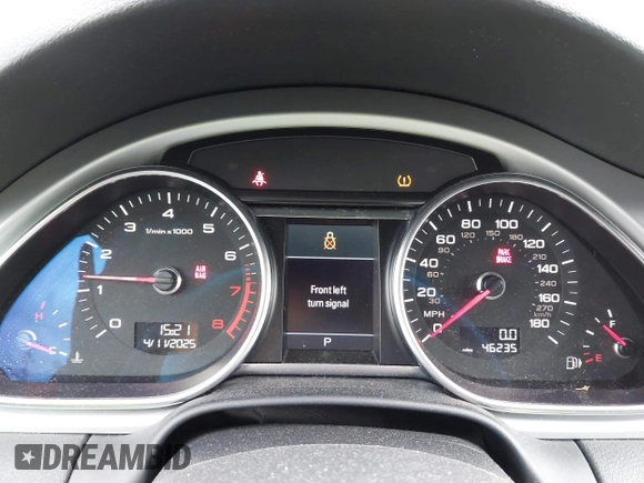 2014 Audi Q7 3.0T S line Prestige with VIN WA1DGAFE9ED005679, listed as a IAAI auction lot 42010534 with 46,235 mi miles. Bid and sale history available at carsss.com. Image 7.