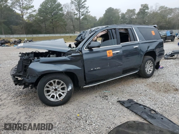 2019 GMC Yukon XL SLT with VIN 1GKS1GKC3KR392190, listed as a Copart auction lot 86548064 with 0 mi miles and Salvage Title. Bid and sale history available at carsss.com. Image 1.