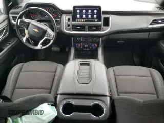2021 Chevrolet Suburban LS with VIN 1GNSCBKD5MR392512, listed as a Copart auction lot 71238124 with 77,775 mi miles and Salvage Title. Bid and sale history available at DreamBid. Image 8.