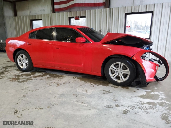 2019 Dodge Charger SXT with VIN 2C3CDXBG0KH720812, listed as a Copart auction lot 51506015 with 100,216 mi miles and Salvage Title. Bid and sale history available at carsss.com. Image 4.
