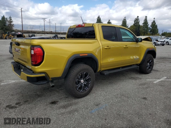 2023 GMC Canyon 2WD Elevation with VIN 1GTP5BEK9P1122916, listed as a Copart auction lot 45392895 with 12,218 mi miles and Salvage Title. Bid and sale history available at carsss.com. Image 3.