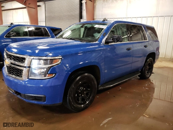 2017 Chevrolet Tahoe Commercial with VIN 1GNSKDECXHR309874, listed as a Copart auction lot 44195585 with 145,235 mi miles and Clean Title. Bid and sale history available at carsss.com. Image 1.