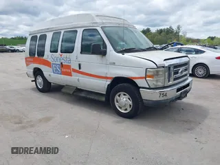 2011 Ford Econoline Cargo Commercial with VIN 1FTNE1EW7BDA85540, listed as a IAAI auction lot 42230965 with 90,364 mi miles. Bid and sale history available at carsss.com. Image 1.