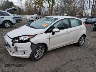 2017 Ford Fiesta SE with VIN 3FADP4EJ9HM168577, listed as a Copart auction lot 83922034 with 92,640 mi miles and Salvage Title. Bid and sale history available at carsss.com. Image 1.