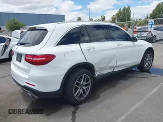 2018 Mercedes-Benz GLC 300 with VIN WDC0G4JB6JV112710, listed as a IAAI auction lot 42253994 with 82,430 mi miles and . Bid and sale history available at DreamBid. Image 4.