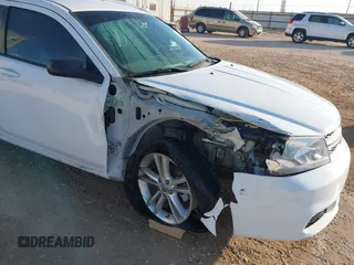2014 Dodge Avenger SE with VIN 1C3CDZAB6EN180864, listed as a IAAI auction lot 41855043 with 99,977 mi miles. Bid and sale history available at carsss.com. Image 6.