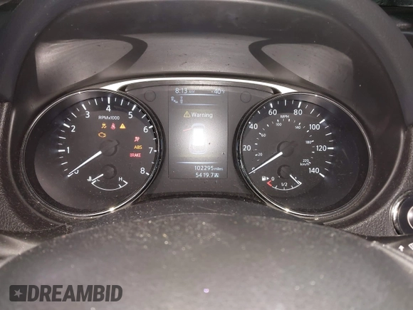 2016 Nissan Rogue SL with VIN 5N1AT2MT5GC871234, listed as a IAAI auction lot 41756018 with 102,295 mi miles. Bid and sale history available at carsss.com. Image 7.