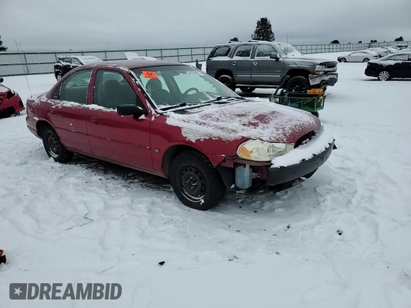 1998 Ford Contour LX with VIN 1FALP6533WK169351, listed as a Copart auction lot 43736955 with 128,150 mi miles and Salvage Title. Bid and sale history available at DreamBid. Image 10.