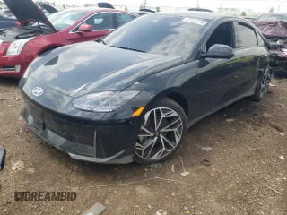 2023 Hyundai IONIQ 6 Limited with VIN KMHM54AC4PA050578, listed as a Copart auction lot 55155374 with 0 mi miles and Salvage Title. Bid and sale history available at carsss.com. Image 1.