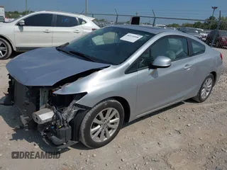 2012 Honda Civic Cpe EX with VIN 2HGFG3B83CH514615, listed as a IAAI auction lot 40324098 with 106,077 mi miles. Bid and sale history available at carsss.com. Image 2.