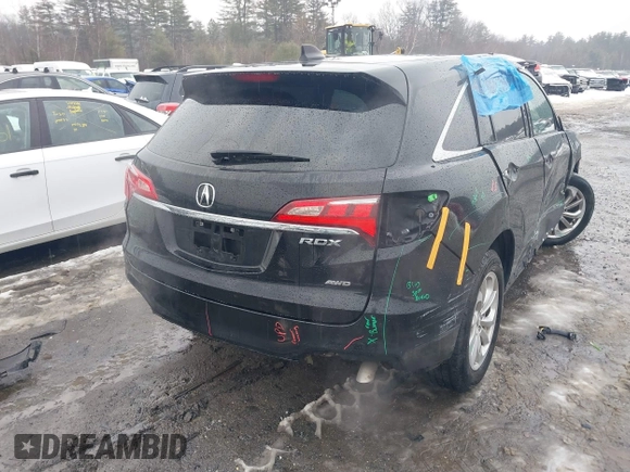 2017 Acura RDX w/Technology Pkg with VIN 5J8TB4H52HL016422, listed as a IAAI auction lot 41595277 with 147,120 mi miles. Bid and sale history available at carsss.com. Image 4.