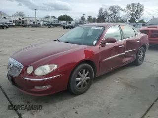 2009 Buick LaCrosse CXL with VIN 2G4WD582791100823, listed as a Copart auction lot 43461535 with 75,753 mi miles and Salvage Title. Bid and sale history available at carsss.com. Image 1.