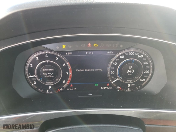2018 Volkswagen Tiguan SEL Premium with VIN 3VV4B7AX7JM087184, listed as a Copart auction lot 49689245 with 133,942 mi miles and Salvage Title. Bid and sale history available at carsss.com. Image 9.