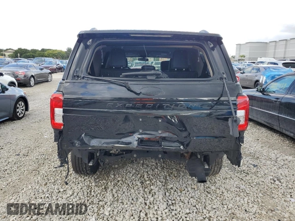 2022 Ford Expedition Max XLT with VIN 1FMJK1HT9NEA61985, listed as a Copart auction lot 76666394 with 54,866 mi miles and Salvage title. Bid and sale history available at DreamBid. Image 6.