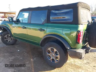2022 Ford Bronco with VIN 1FMDE5BH8NLB01842, listed as a IAAI auction lot 41257252 with 18,662 mi miles. Bid and sale history available at carsss.com. Image 3.
