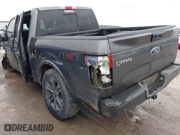 2017 Ford F-150 XL with VIN 1FTFW1EG1HKD42609, listed as a IAAI auction lot 41698693 with 130,402 mi miles and . Bid and sale history available at DreamBid. Image 3.