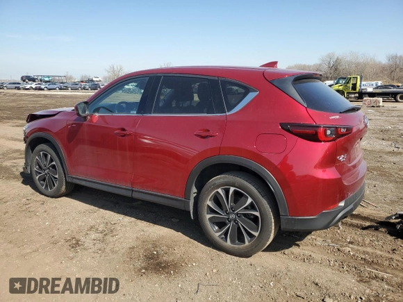 2023 Mazda CX-5 2.5 S Premium Package with VIN JM3KFBDM2P0193740, listed as a Copart auction lot 47616605 with 29,979 mi miles and Salvage Title. Bid and sale history available at carsss.com. Image 2.