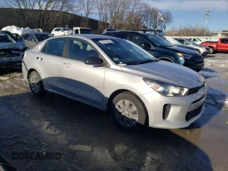 2020 Kia Rio LX with VIN 3KPA24AD1LE358789, listed as a Copart auction lot 45418945 with 82,572 mi miles and Salvage Title. Bid and sale history available at carsss.com. Image 4.