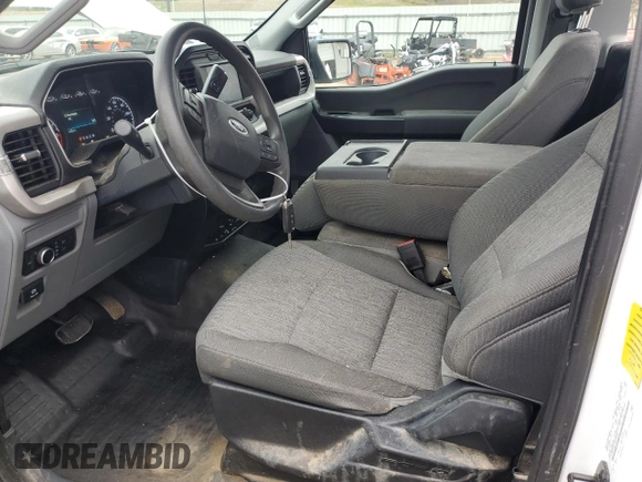 2023 Ford F-150 XL with VIN 1FTMF1CB1PKE33005, listed as a Copart auction lot 44924015 with 54,918 mi miles and Salvage Title. Bid and sale history available at carsss.com. Image 7.