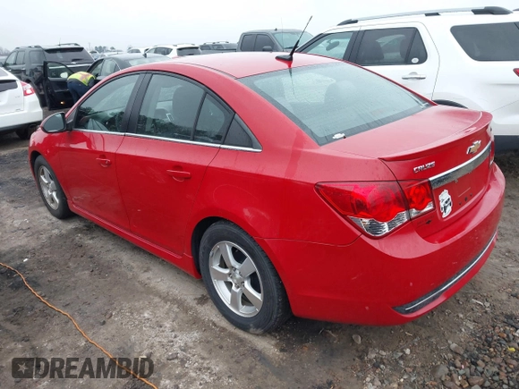 2012 Chevrolet Cruze 1LT with VIN 1G1PF5SC6C7367104, listed as a IAAI auction lot 41430407 with 125,296 mi miles and . Bid and sale history available at DreamBid. Image 3.