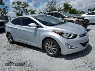 2014 Hyundai Elantra SE with VIN 5NPDH4AE4EH494143, listed as a Copart auction lot 64726195 with 65,050 mi miles and Salvage title. Bid and sale history available at DreamBid. Image 4.