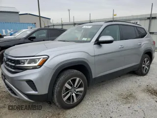 2022 Volkswagen Atlas SE z VIN 1V2LP2CA0NC543894, wystawiony jako Copart lot #42043095 z przebiegiem 56 738 mil mil oraz Czysty tytuł • Clean title. Historia ofert i sprzedaży dostępna na DreamBid. Obrazek 1.