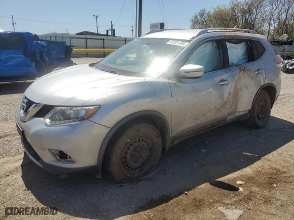2016 Nissan Rogue S with VIN JN8AT2MV1GW151826, listed as a Copart auction lot 52304785 with 106,835 mi miles and Salvage Title. Bid and sale history available at carsss.com. Image 1.