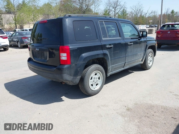 2012 Jeep Patriot Sport with VIN 1C4NJRBB3CD599477, listed as a IAAI auction lot 42147528 with 144,269 mi miles. Bid and sale history available at carsss.com. Image 4.