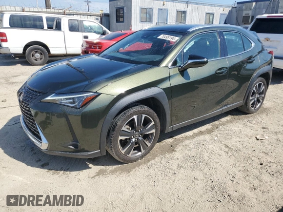 2022 Lexus UX with VIN JTHX3JBH9N2053479, listed as a Copart auction lot 70495194 with 36,481 mi miles and Salvage Title. Bid and sale history available at carsss.com. Image 1.