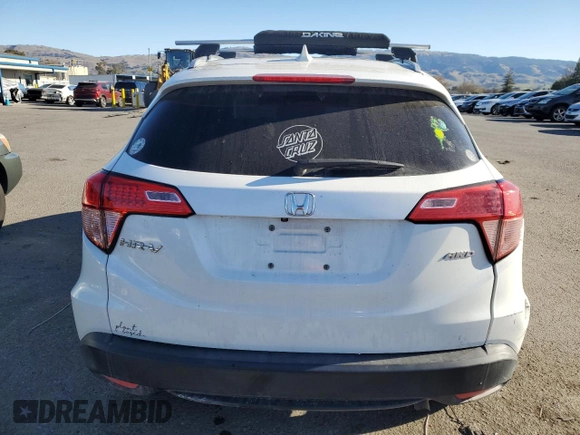 2018 Honda HR-V EX-L Navi with VIN 3CZRU6H70JM700433, listed as a Copart auction lot 42049345 with 85,216 mi miles and Salvage Title. Bid and sale history available at carsss.com. Image 6.