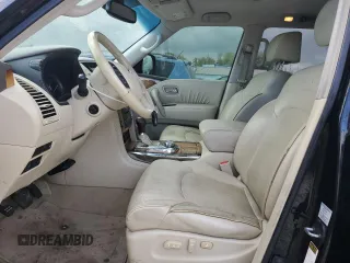2011 Infiniti QX56 8-passenger with VIN JN8AZ2NC8B9302180, listed as a Copart auction lot 76001744 with 220,515 mi miles and Clean Title. Bid and sale history available at carsss.com. Image 7.