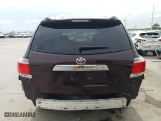 2013 Toyota Highlander with VIN 5TDZA3EH1DS035119, listed as a Copart auction lot 50990415 with 61,482 mi miles and Salvage Title. Bid and sale history available at carsss.com. Image 6.