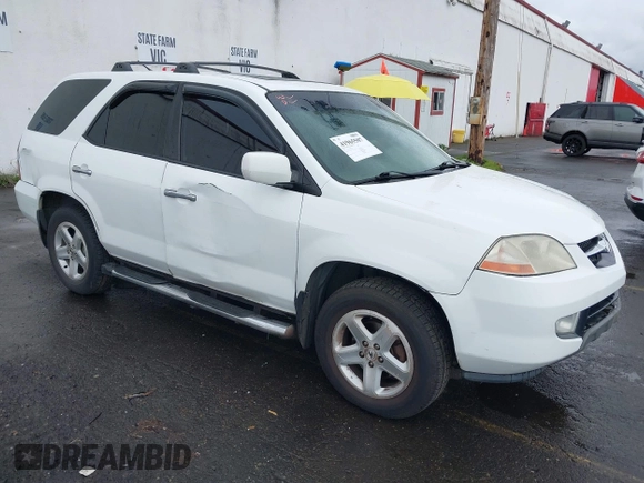 2002 Acura MDX with VIN 2HNYD18282H537033, listed as a IAAI auction lot 41965507 with Not Provided miles. Bid and sale history available at carsss.com. Image 1.