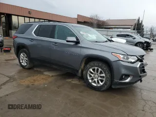 2019 Chevrolet Traverse LT Cloth with VIN 1GNERGKW0KJ277662, listed as a Copart auction lot 47574605 with 62,847 mi miles and Salvage Title. Bid and sale history available at carsss.com. Image 4.
