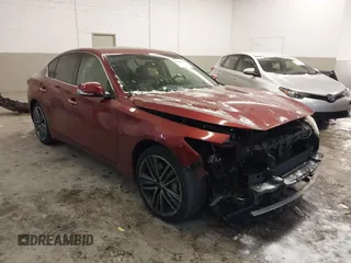 2014 Infiniti Q50 Premium with VIN JN1BV7AR3EM690684, listed as a IAAI auction lot 41389553 with 131,284 mi miles and . Bid and sale history available at DreamBid. Image 1.