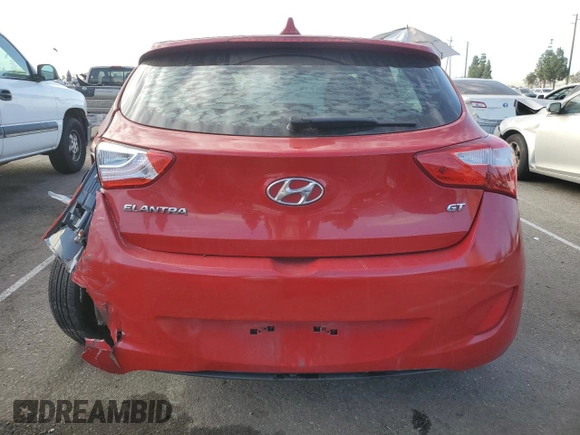 2013 Hyundai Elantra GT with VIN KMHD35LE5DU110100, listed as a Copart auction lot 77586544 with 112,422 mi miles and Salvage Title. Bid and sale history available at carsss.com. Image 6.